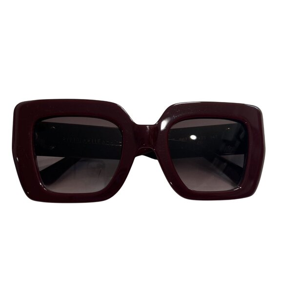 Emmanuelle Khanh Midnight Sunglasses in Red - Picture 3 of 6